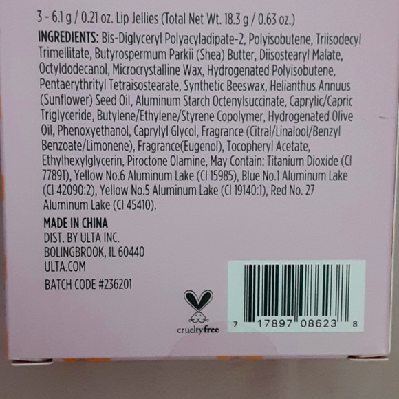 Ulta Beauty Flourish Vibes Lip Jelly Trio - Picture 3 of 3